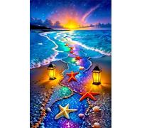 Puzzle 200 Pièces Adultes, Plage Rêve, 35x25 cm Jeux Educatifs Favorisant la Concentration Jeu de Création et Logique Cadeau Garcon et Fille, Puzzle 200 Pieces