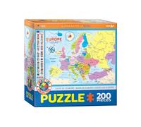 Puzzle 200 pièces : Carte de l'Europe Eurographics G