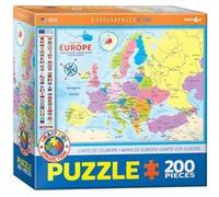 Puzzle 200 pièces : Carte de l'Europe Eurographics G