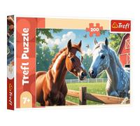 Puzzle 200 pièces Chevaux dans la clairière Trefl - Jeu éducatif pour enfants dès 7 ans