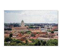Puzzle 200 pièces de la Vieille Ville de Vilnius, Lituanie, œuvre d'art, Souvenir de Voyage, 35 x 25 cm