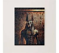 Puzzle 200 pièces Dieu rétro égyptien Puzzles pour Adultes Jeux d'activités Familiales,Puzzle à Faire Soi-même pour Décoration Murale de la Maison