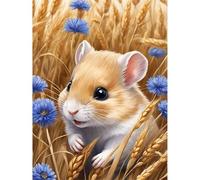 Puzzle 200 pièces,Hamster de blé Puzzl pour Adultes, Puzzles pour Adultes Jeu éducatif Défi Jouet, Jeu d'adresse pour Toute la Famille, Puzzle pour Adulte Enfants