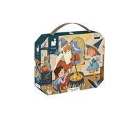 Janod Puzzle Magie - 200 pièces avec poster - Marron