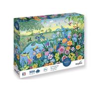 Sentosphère Puzzle 200 pièces Le Printemps – Dès 7 ans, 7 couleurs, Toucher soyeux, Made in France