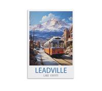Puzzle 200 pièces, Leadville Lake County, Puzzle de 200 pièces en Carton épais et résistant, Assemblage précis, à partir de 14 Ans, Jeu Familial, 35 x 25 cm