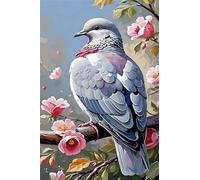 Puzzle 200 Pieces Oiseaux Fleuris, Jeux éducatif Défi Jouets Puzzles Classiques, Parfaitement Emboîtable Lettres au Dos, pour Vous Faciliter Le Travail pour Hommes Femmes Plus âgés 35 x 25 cm