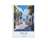 Puzzle 200 pièces, Palau Océanie Puzzle Difficile Jeu éducatif Puzzle Puzzle Cadeaux pour Adultes 35x25cm