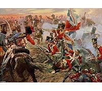 Puzzle 200 pièces pour Adultes, Bataille de Waterloo, Puzzle de Guerre Classique, Jeux de difficulté élevée, Jeux Occasionnels, Cadeaux artistiques, Décoration Murale 35 x 25 cm