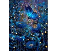 Puzzle 200 Pièces pour Adultes, Fleurs Lumineuses Puzzle Adulte 200 pièces, Jeu de Création et Logique, Activité Détente, Idée Cadeau Adulte Décoration Intérieure