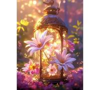 Puzzle 200 Pièces pour Adultes, Lumière du Soleil Fleur Rose Puzzle Adulte 200 pièces, Jeu de Création et Logique, Activité Détente, Idée Cadeau Adulte Décoration Intérieure