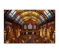 Puzzle 200 pièces pour Adultes, Musée d'histoire Naturelle de Londres, Royaume-Uni, Angleterre, Souvenir de Voyage, 35 x 25 cm