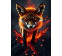 Puzzle 200 Pièces pour Adultes Renards Animaux 35 x 25 cm Puzzles Classiques Jeux éducatif Défi Jouets Puzzle Difficile et Stimulant - Parfait pour Les Amateurs de Puzzles200