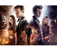 Puzzle 200 pièces pour Enfants et Adultes Doctor Who Jeu de Puzzle Happy Family Loisirs Divertissement Décoration Cadeau d'anniversaire 35x25CM