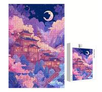 Puzzle 200 Pièces - Rêve & Architecture - Puzzle en Bois Durable avec Lettres au Dos - Jeu sans Poussière avec Affiche - Modèle pour Collectionneurs et 14 Ans et Plus (35 x 25 cm) P3#732