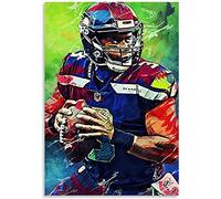 Puzzle 200 pièces Russell Wilson Joueur de Rugby Affiche Adultes Enfants Papier Jouet Jeu éducatif 35x25CM