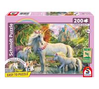 Puzzle 200 pièces Schmidt Spiele SCHM56540 Licorne et poulains 43 x 29 cm Rose/Lilas
