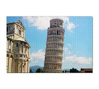Puzzle 200 pièces Tour de Pise Italie, œuvre d'art, Souvenir de Voyage, 35 x 25 cm