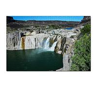 Puzzle 200 pièces, Twin Falls, Shoshone, Idaho, États-Unis, Amérique, Jeu, œuvre d'art, Souvenir de Voyage, 35 x 25 cm