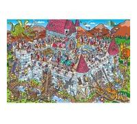 Puzzle 200 pièces : Vue sur le château des chevaliers G