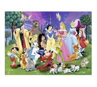 Puzzle 200 pièces XXL Ravensburger - Mes personnages Disney - Puzzle enfant 8 ans - Dessins animés et BD