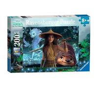 Puzzle 200 pièces XXL - Raya, Tuk Tuk et Sisu / Disney Raya et le dernier dragon