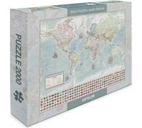 Puzzle 2000 Carte du monde politique stylisée 1:42 000 000