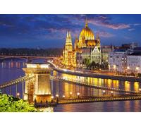 Castorland – Puzzle – Vue de Budapest au crépuscule – 2000 pièces