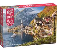 Puzzle 2000 pièces : Hallstatt dans la lumière du matin
