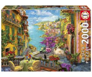 Puzzle 2000 elementów. Kawka w Hiszpanii Educa