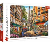 Trefl – Puzzle Un Après-Midi à Paris – 2000 pièces – Tour Eiffel – Dès 12 ans