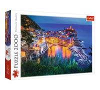 Puzzle 2000 elementów. Vernazza o zmroku Trefl