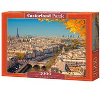Puzzle 2000 Paris from Above C-200917-2 Castorland