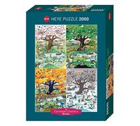 (HY29873) - Heye Puzzles - Standard, 2000Pc - 4 Seasons, Blachon