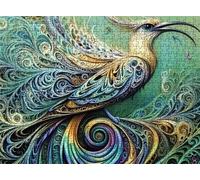 Puzzle 2000 Pieces, Abstrait Oiseau Puzzle 2000 Pièces Adultes et Enfants, Casse-tête Artistique de Premium, 99.5x70.5 cm Jeu Classique Puzzles pour Adulte, Decor Maison, Cadeau Femme/Homme s7h-430