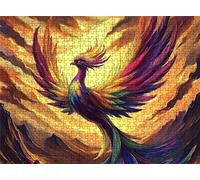 Puzzle 2000 Pieces, Abstrait Phénix Puzzle 2000 Pièces Adultes et Enfants, Casse-tête Artistique de Premium, 99.5x70.5 cm Jeu Classique Puzzles pour Adulte, Decor Maison, Cadeau Femme/Homme s7h-170