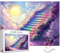 Puzzle 2000 Pièces Adultes, Arc-en-ciel Puzzle Pont Motif Désign, Grand Bois Jigsaw 100x70cm Débutant Fille éducatif Challenge Toy avec Emballage Cadeau for Decoration Chambre Murale, Cadeau, Model217