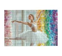 Puzzle 2000 Pièces Adultes, Ballet Puzzle Adulte avec Une Boîte d'emballage Exquise, Classique Jeux Educatifs pour Activité Familiale, Grand Puzzles en Bois Fleurs, Cadeau Tableau Decor Murale -2021