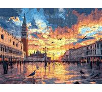 Puzzle 2000 Pieces Adultes, Challenge Casse-Tête Difficile, Format 99 x 70 cm, Puzzle Bois Coloré pour Détente, Jeu de Famille, Impossible Classique Jigsaw Puzzles Dessin animé Architecture f0-536