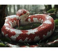 Puzzle 2000 Pieces Adultes, Challenge Casse-Tête Difficile, Format 99 x 70 cm, Puzzle Bois Coloré pour Détente, Jeu de Société Famille, Impossible Classique Jigsaw Puzzles forêt Serpent f0-858