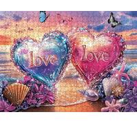 Puzzle 2000 Pieces Adultes, Challenge Casse-Tête Difficile, Format 99 x 70 cm, Puzzle Bois Coloré pour Détente, Jeu de Société Famille, Impossible Classique Jigsaw Puzzles rêve Amour f0-766