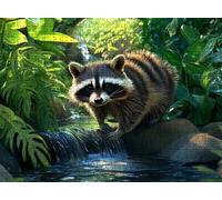 Puzzle 2000 Pieces Adultes, Challenge Casse-Tête Difficile, Format 99 x 70 cm, Puzzle Bois Coloré pour Détente, Jeu de Société Famille, Impossible Classique Jigsaw Puzzles forêt Animal-2 f0-852