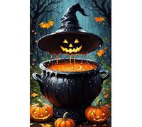 Puzzle 2000 Pièces Adultes, Citrouille d'halloween, 100x70 cm Jeux Educatifs Favorisant la Concentration Jeu de Création et Logique Cadeau Garcon et Fille, Puzzle 2000 Pieces