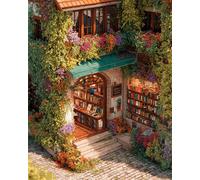 Puzzle 2000 Pieces Adultes Librairie pittoresque, 100x70cm Jigsaw Puzzles Classiques, Puzzle Adulte 2000 pièces Soleil, Jeu Éducatif et Défi de Concentration, Idée Cadeau Anniversaire