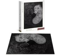 Puzzle 2000 Pièces Adultes Lune, Puzzles pour Adultes de Qualité Supérieure, Lion Puzzles Classiques, DIY Jeu D'Intelligence De l'art de la Décoration Moderne Maison Jeu Cadeaux de Noël B-8402