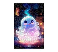 Puzzle 2000 Pièces Adultes Mignon Fantômes 100x70 cm Jeu Éducatif Impossible Difficile comme Cadeau et Décoration Murale Puzzle Adulte 2000 Pieces