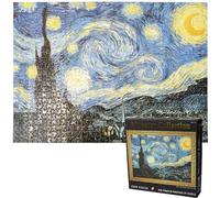 Puzzle 2000 Pieces Adultes Nuit étoilée de Vincent Van Gogh 100 x 70 cm Puzzle Adulte 2000 pièces Jeu éducatif défi Jouet 2000 Pièces Puzzles Van Gogh Peinture Art Adultes
