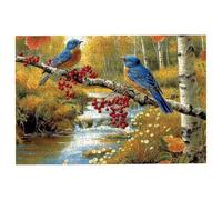 Puzzle 2000 Pièces Adultes Oiseau, Puzzle Adulte 2000 Pièces, Arbre Puzzles Classiques pour Activité Familiale Jeux Educatifs, Grand Puzzles en Bois avec Boite pour Cadeau Homme, Decor Chambre -2541