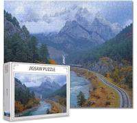 Puzzle 2000 Pieces Adultes paysage Jigsaw Puzzles Classiques Impossible Qualité SupéRieure Bois Panorama Art, Stimulent La Logique et La Concentration Avec Une IdéE Cadeau Homme/Femme 70.5X99.5cm L-17
