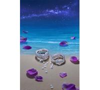 Puzzle 2000 Pièces Adultes Pétales Plage, Défis Amusants Parfait pour la Détente Créativité, Puzzle 2000 Pieces 100 x 70 cm